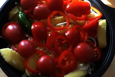 Картошка с котлетами в казане: шаг 5
