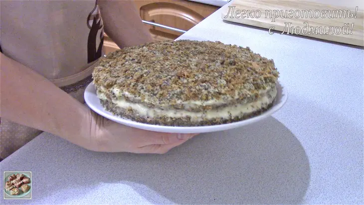 Нежный маковый торт с кокосовым ароматом: шаг 13