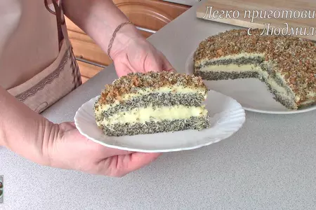 Нежный маковый торт с кокосовым ароматом: шаг 14