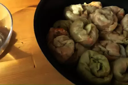 Голубцы из замороженной капусты: шаг 6