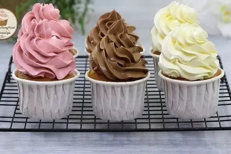 Белково-масляный крем или масляный крем на швейцарской меренге: шаг 4