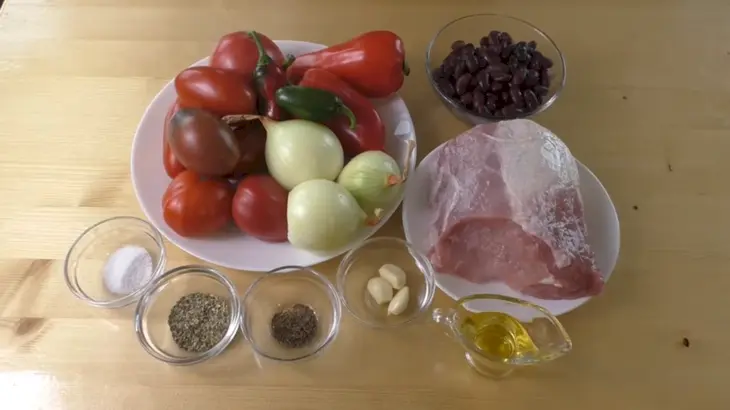 Мясо с овощами по-мексикански: шаг 1