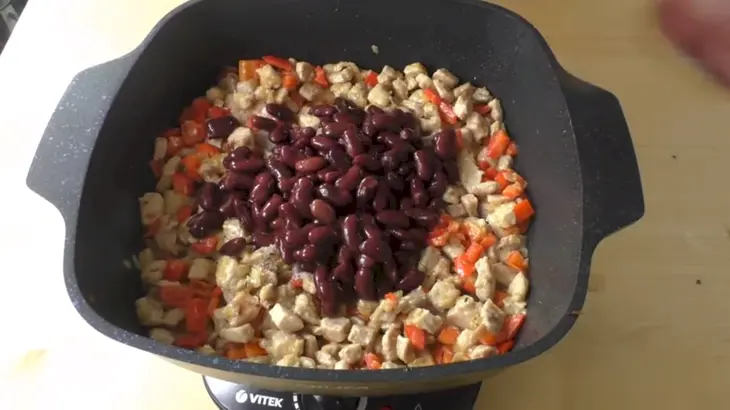 Мясо с овощами по-мексикански: шаг 3