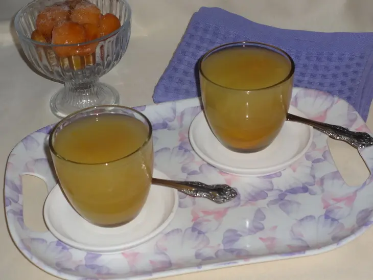 Абрикосовый кисель #россия: шаг 7