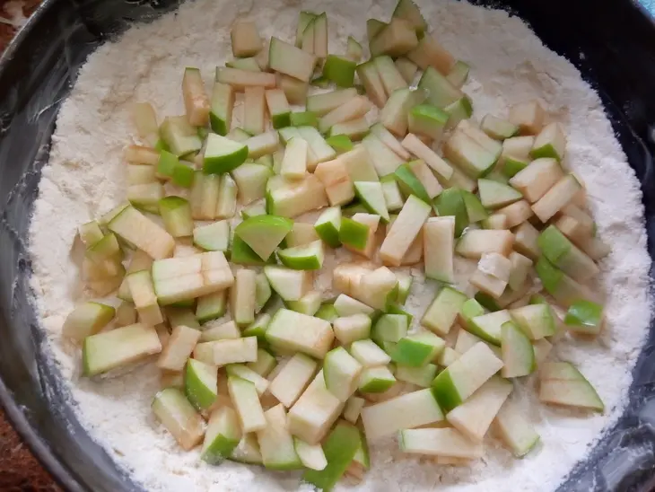 Королевская ватрушка с яблоками: шаг 6