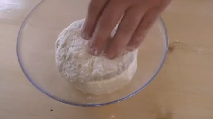 Сырные пирожки с мясом (тесто без дрожжей): шаг 2