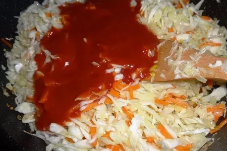Капуста с рисом и курицей#греция: шаг 5