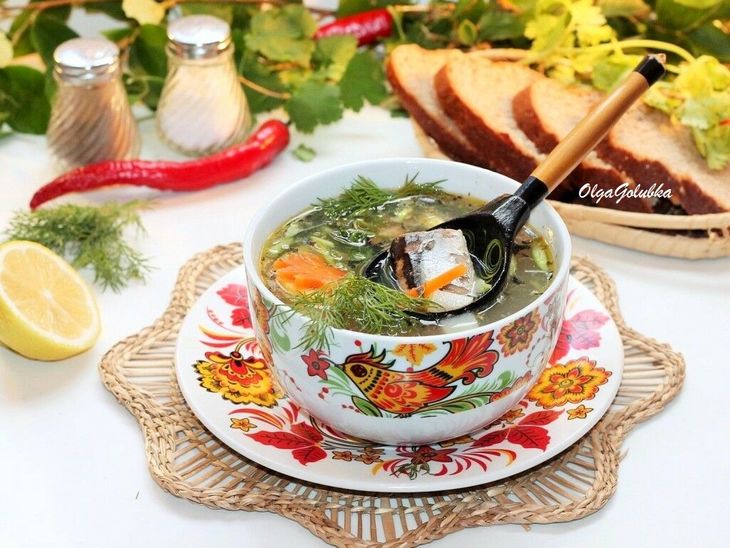 Рыбный суп с консервами#россия: шаг 10
