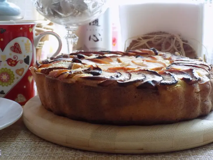 Овсяный пирог с яблоком и кабачком#россия: шаг 3