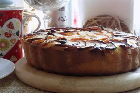Овсяный пирог с яблоком и кабачком#россия: шаг 3