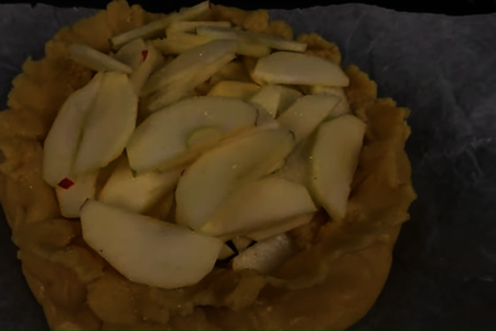 Пирог с грушей и яблоками: шаг 5
