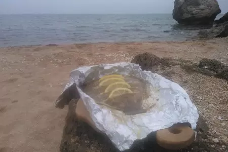 Камбала на гриле: шаг 4