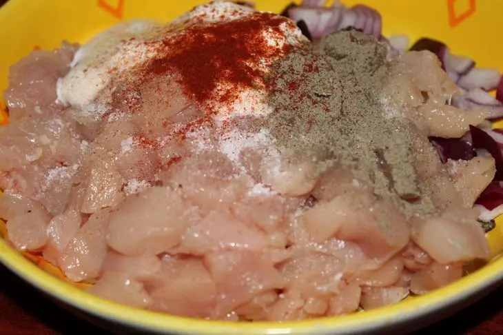 Самый простой пирог с курицей#россия: шаг 2