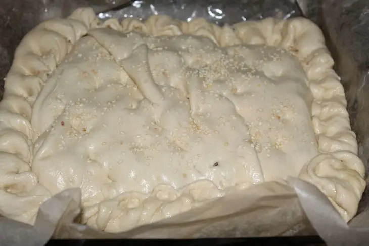 Самый простой пирог с курицей#россия: шаг 4
