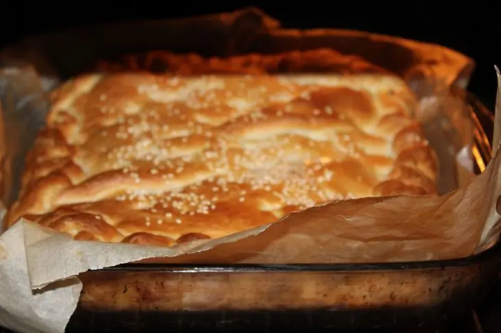 Самый простой пирог с курицей#россия: шаг 5