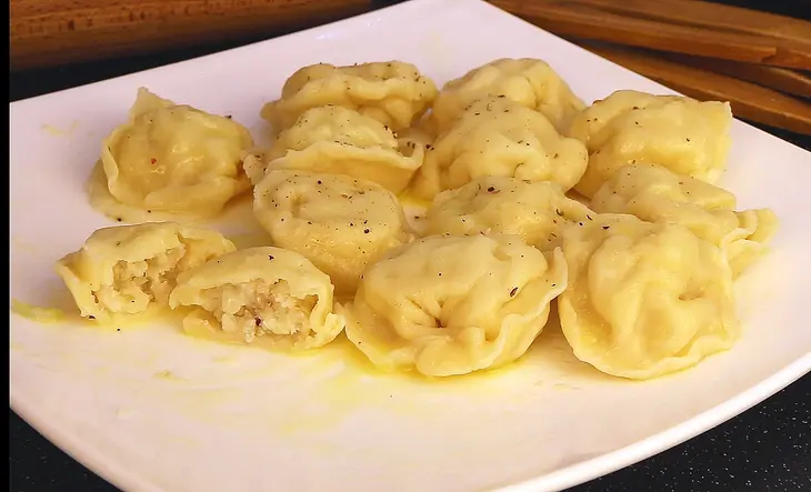 Пельмени с необычной начинкой: шаг 7