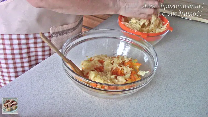 Запеканка с рыбой и кабачком без муки: шаг 4