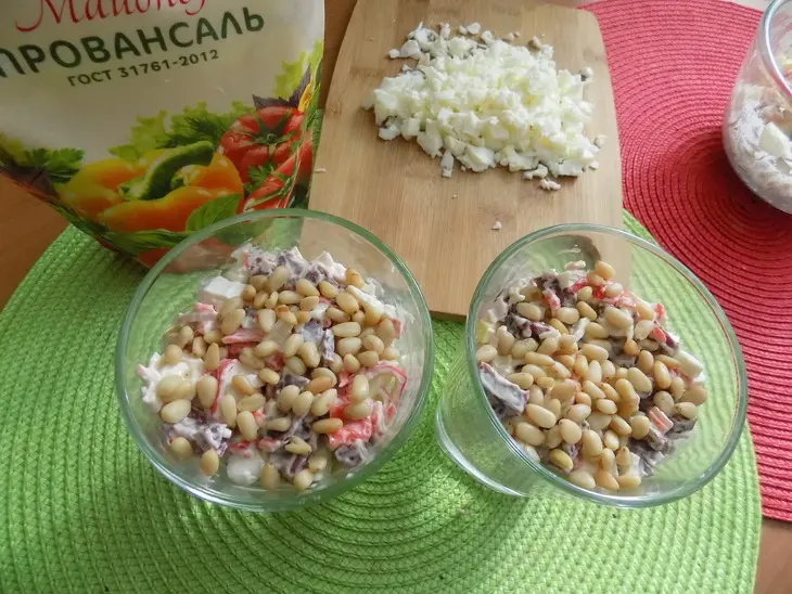 Салат "снежная королева" #махеевъ_чудеса_за_полчаса: шаг 6