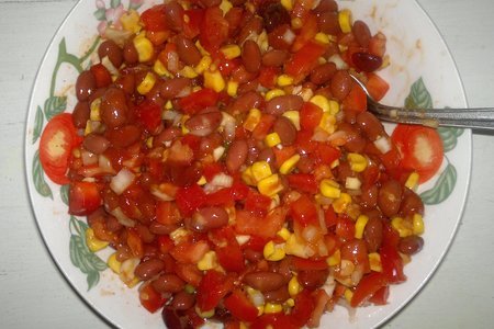 Овощной салат по-мексикански с кетчупом "махеевъ" #махеевъ_чудеса_за_полчаса: шаг 7