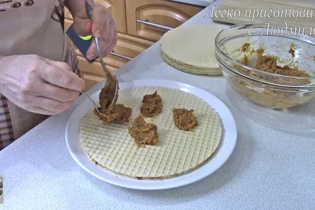 Торт с сухофруктами, без выпечки: шаг 4