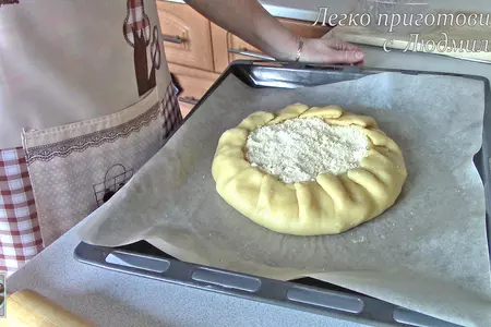 Галета с яблоками: шаг 8