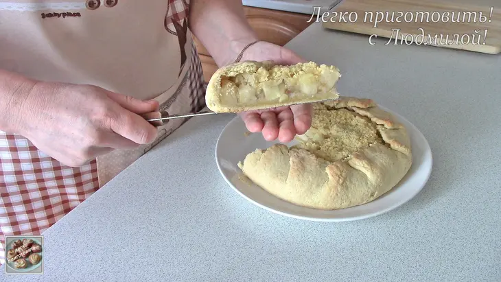 Галета с яблоками: шаг 10