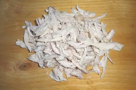 Салат с индейкой, кукурузой и майонезом "махеевъ" #махеевъ _чудеса_за_полчаса: шаг 3