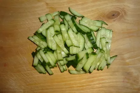 Салат с индейкой, кукурузой и майонезом "махеевъ" #махеевъ _чудеса_за_полчаса: шаг 4