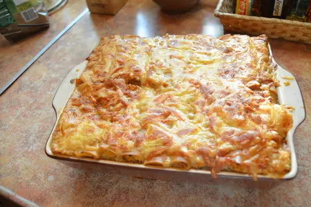 Каннеллони с тыквой и курицей.: шаг 8