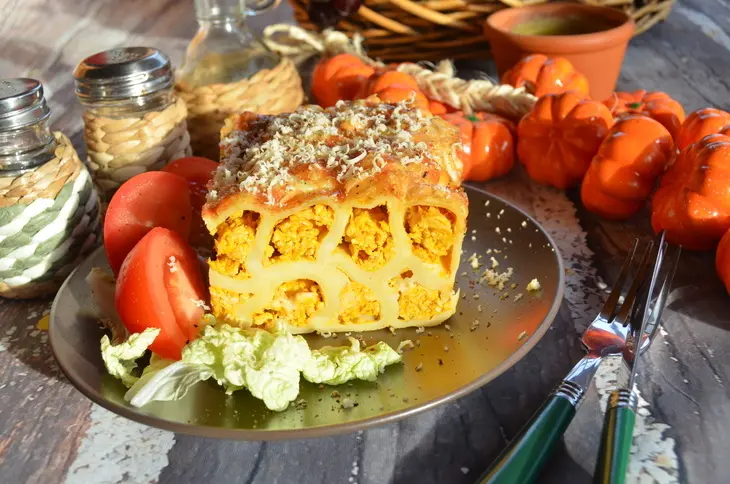 Каннеллони с тыквой и курицей.: шаг 9