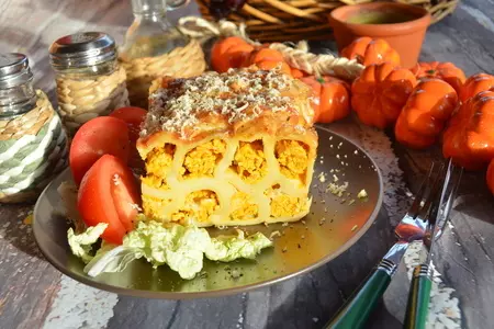Каннеллони с тыквой и курицей.: шаг 9