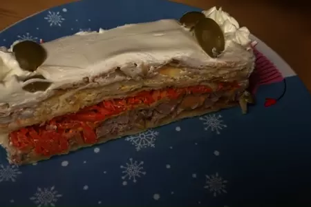 Мясной наполеон (часть 2) - праздничный рецепт!: шаг 8