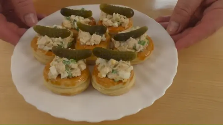 Волованы с начинкой: шаг 7