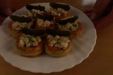 Волованы с начинкой: шаг 7