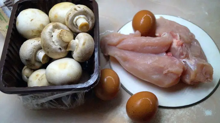 Салат белковый, вкусный и диетический.: шаг 1