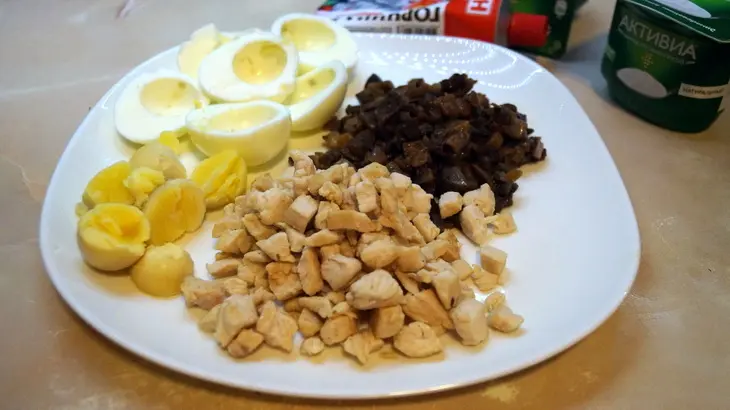 Салат белковый, вкусный и диетический.: шаг 2