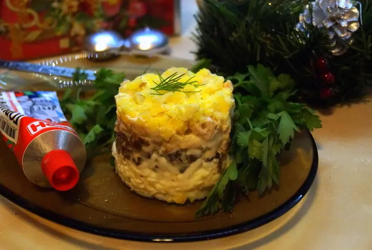 Салат белковый, вкусный и диетический.: шаг 7