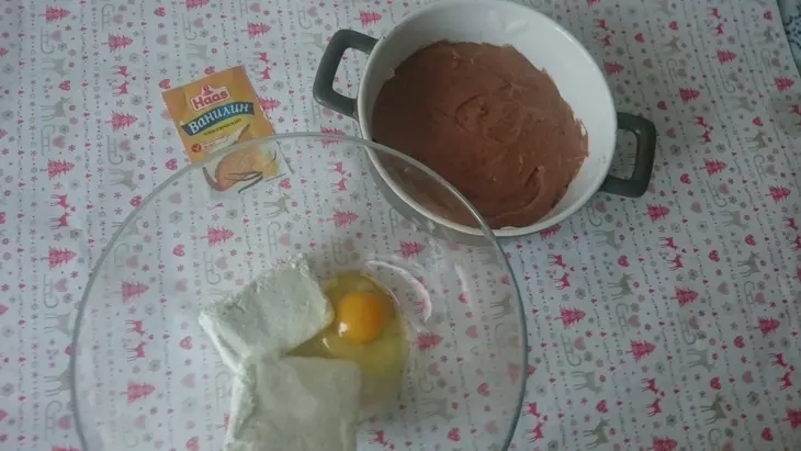 Быстрая шоколадная ватружка: шаг 2