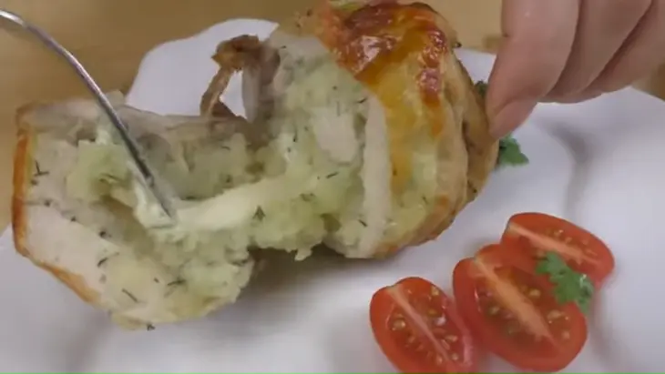 Куриные мешочки с начинкой: шаг 7