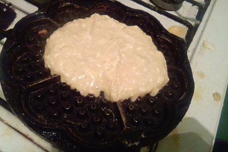 «дивное» печенье в советской вафельнице: шаг 5