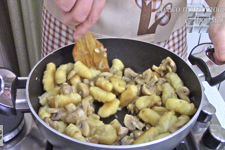 Картофельные ньокки с грибами (постные, вегетарианские): шаг 9