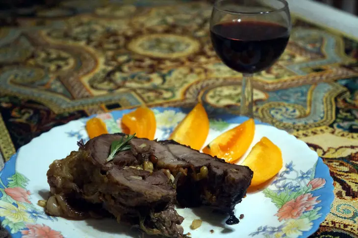 Баранина с кедровыми орешками и розмарином: шаг 9
