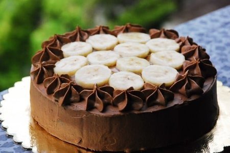 Шоколадно-банановый торт и другие варианты десерта с фруктами: шаг 3