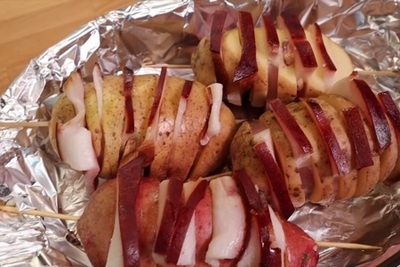 Шашлык из свинины с картофелем в духовке: шаг 3