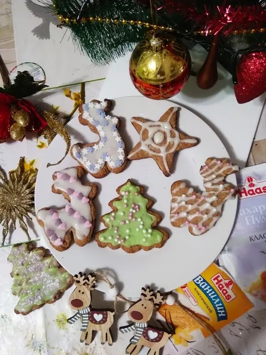Рождественское печенье: шаг 6