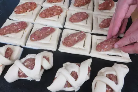 Турецкие открытые пирожки с мясом: шаг 6