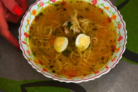 Куриный суп с лапшой по-домашнему: шаг 9