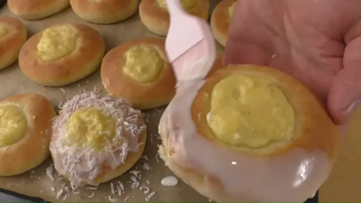 Норвежские булочки с кремом: шаг 7