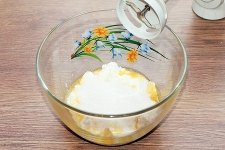 Творожный кекс с манговым кремом и сыром. "махеевъ",  23 февраля: шаг 2