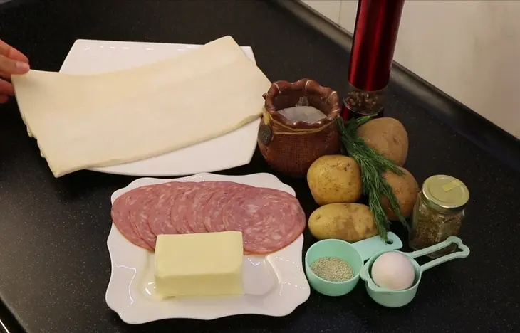 Пирог с картошкой "деревенский": шаг 1